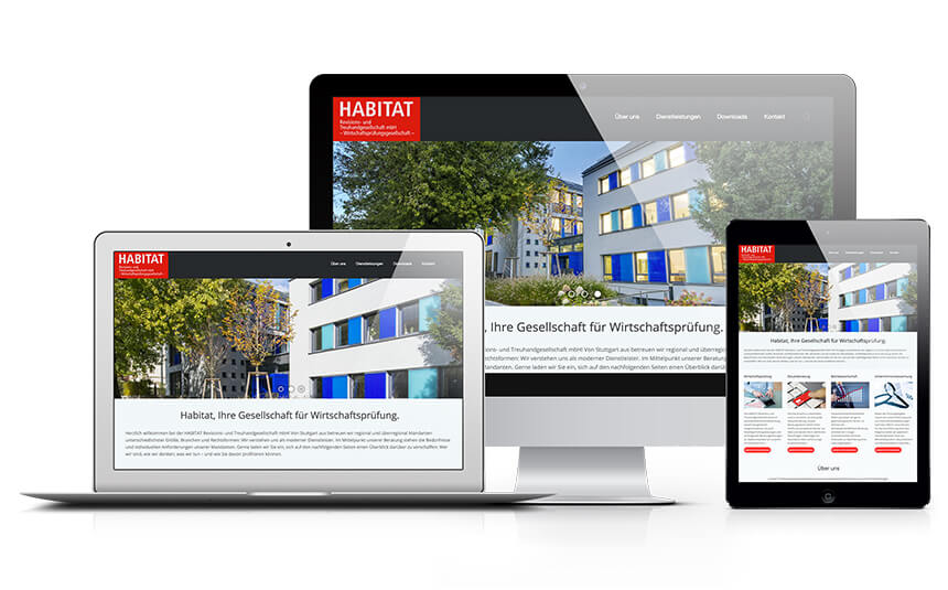 Professionelle Homepage - Habitat
